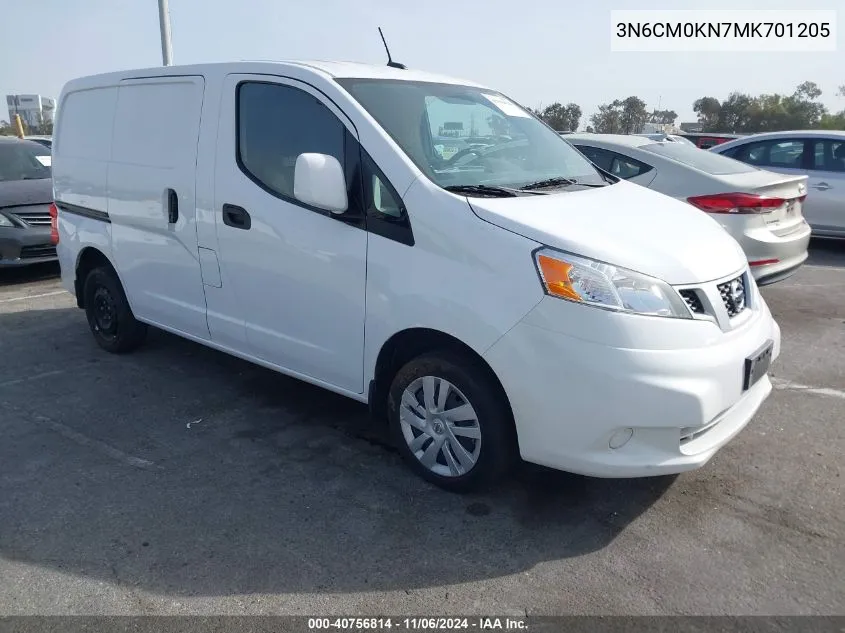 2021 Nissan Nv200 Compact Cargo Sv Xtronic Cvt VIN: 3N6CM0KN7MK701205 Lot: 40756814