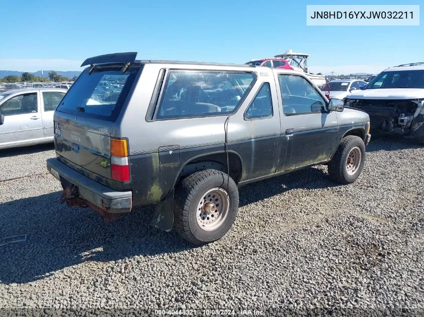 1988 Nissan Pathfinder VIN: JN8HD16YXJW032211 Lot: 40448321