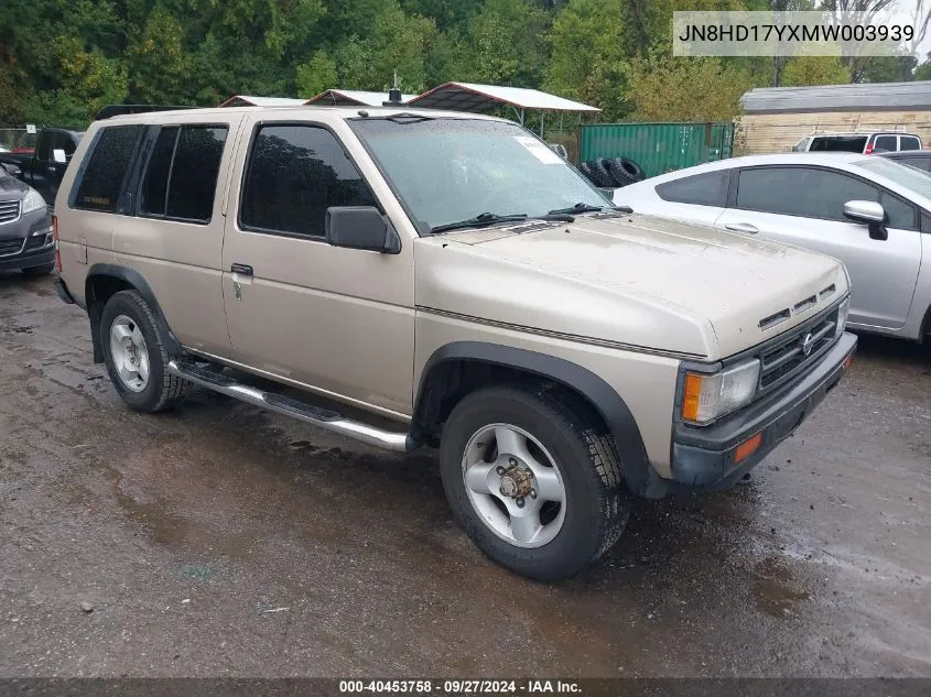 1991 Nissan Pathfinder Xe/Se VIN: JN8HD17YXMW003939 Lot: 40453758