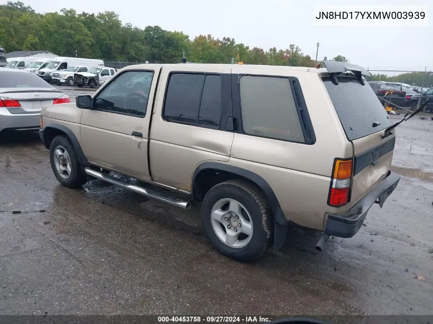 1991 Nissan Pathfinder Xe/Se VIN: JN8HD17YXMW003939 Lot: 40453758