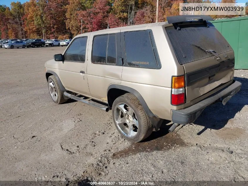 1991 Nissan Pathfinder Xe/Se VIN: JN8HD17YXMW003939 Lot: 40663637