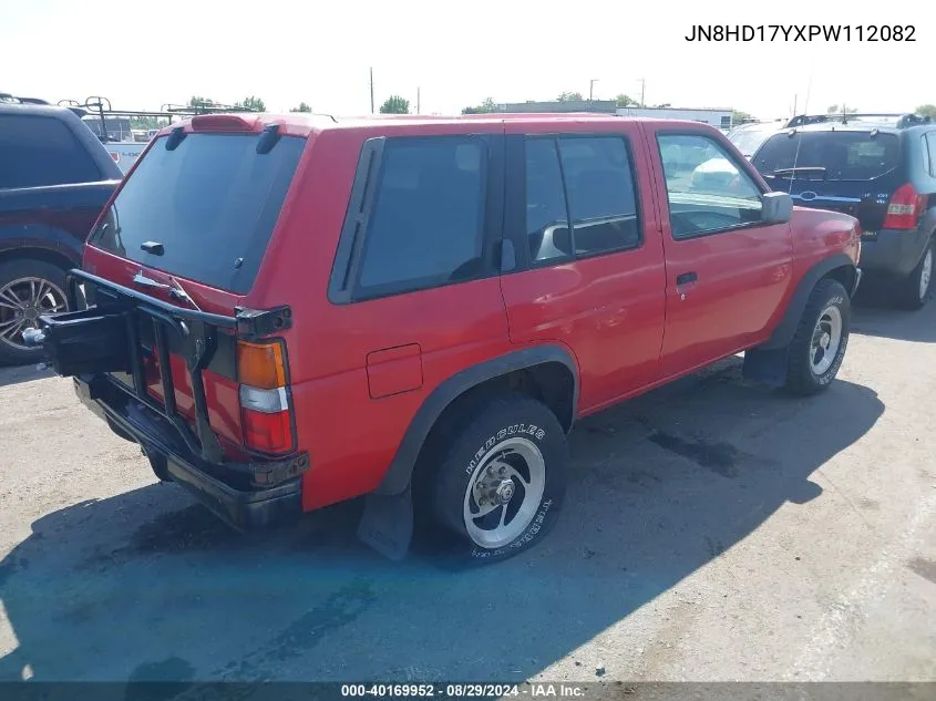 1993 Nissan Pathfinder Xe/Se VIN: JN8HD17YXPW112082 Lot: 40169952