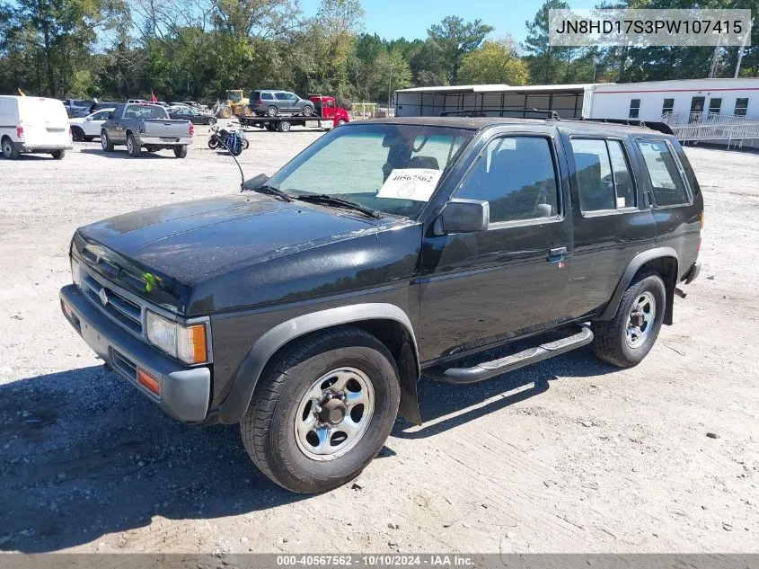 1993 Nissan Pathfinder Xe VIN: JN8HD17S3PW107415 Lot: 40567562