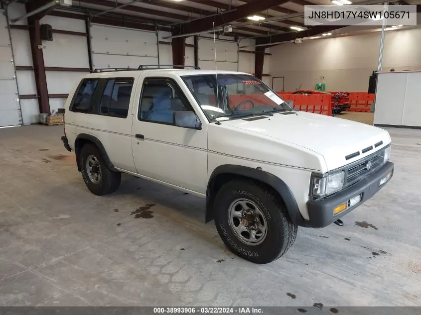 1995 Nissan Pathfinder Le/Se/Xe VIN: JN8HD17Y4SW105671 Lot: 38993906