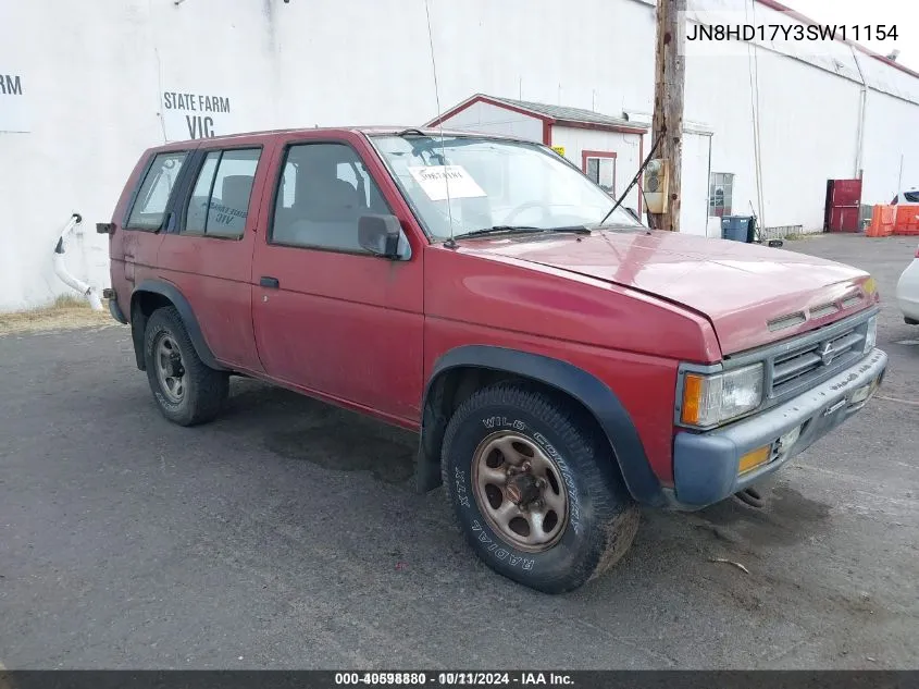 1995 Nissan Pathfinder Le/Se/Xe VIN: JN8HD17Y3SW11154 Lot: 40598880