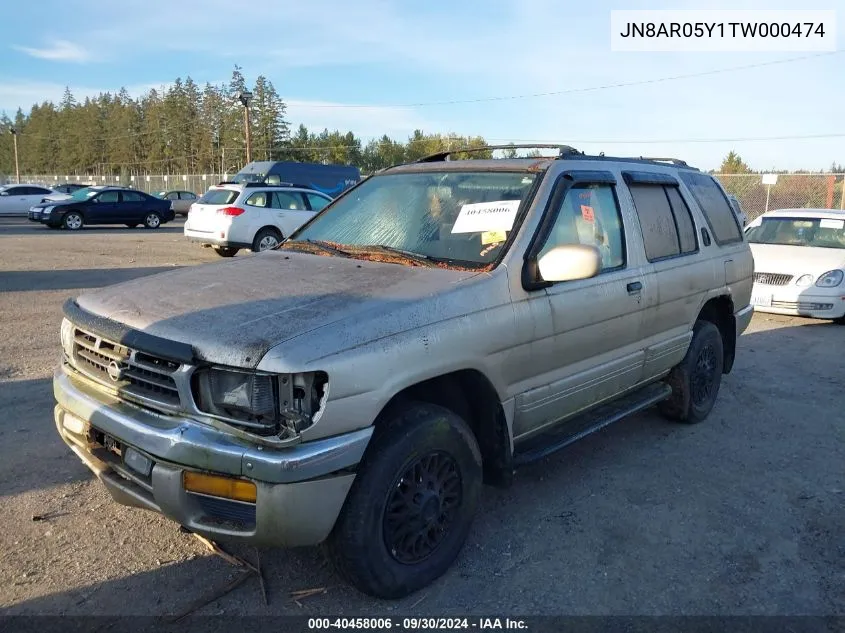 1996 Nissan Pathfinder Le/Se/Xe VIN: JN8AR05Y1TW000474 Lot: 40458006