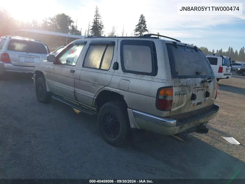 JN8AR05Y1TW000474 1996 Nissan Pathfinder Le/Se/Xe