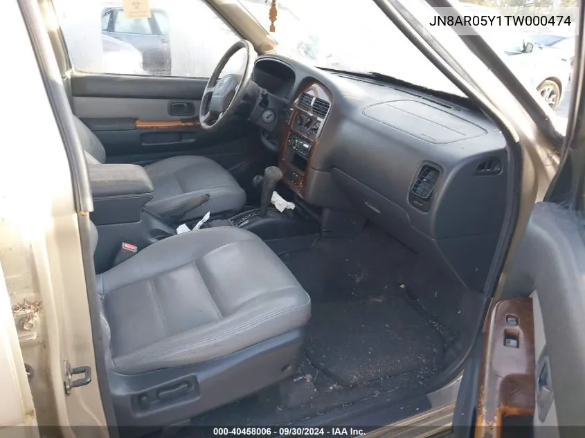 JN8AR05Y1TW000474 1996 Nissan Pathfinder Le/Se/Xe