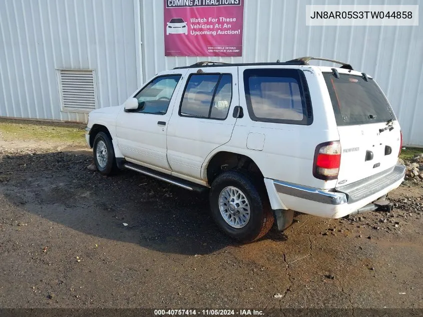 1996 Nissan Pathfinder Xe/Le VIN: JN8AR05S3TW044858 Lot: 40757414