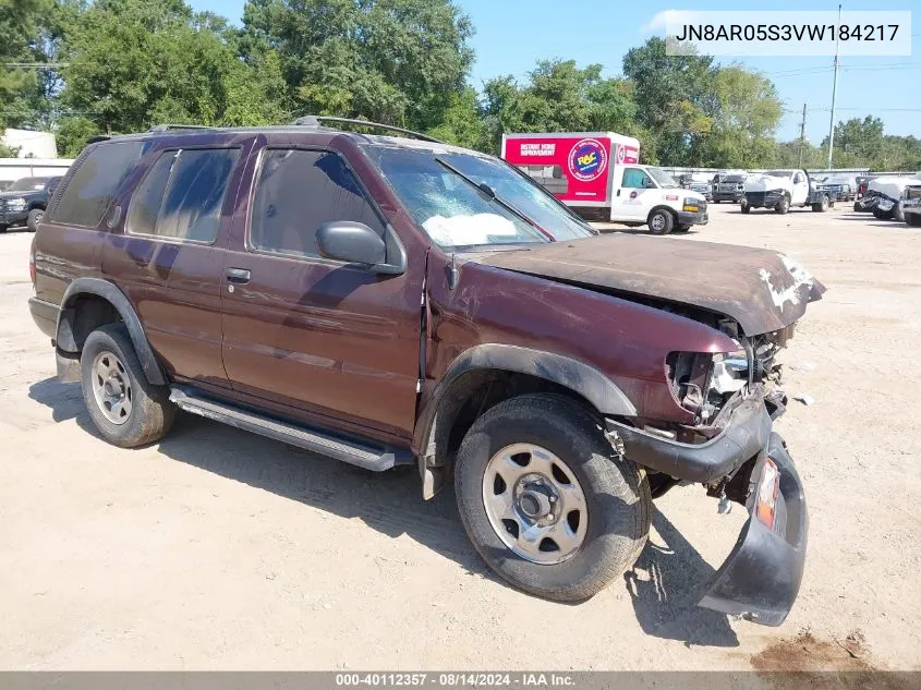 1997 Nissan Pathfinder Le/Xe VIN: JN8AR05S3VW184217 Lot: 40112357