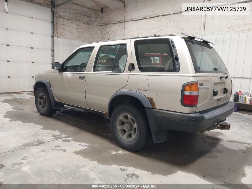 1997 Nissan Pathfinder Le/Se/Xe VIN: JN8AR05Y7VW125739 Lot: 40258254