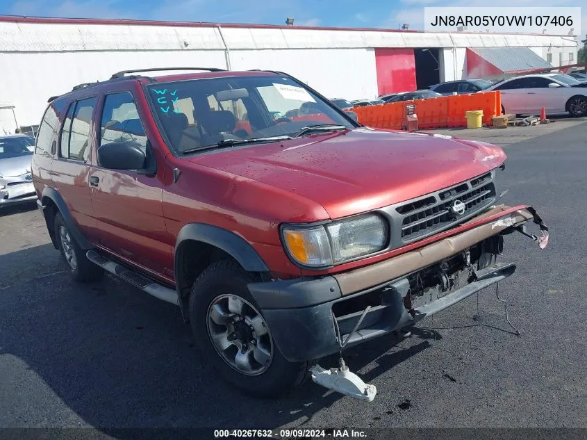 1997 Nissan Pathfinder Le/Se/Xe VIN: JN8AR05Y0VW107406 Lot: 40267632