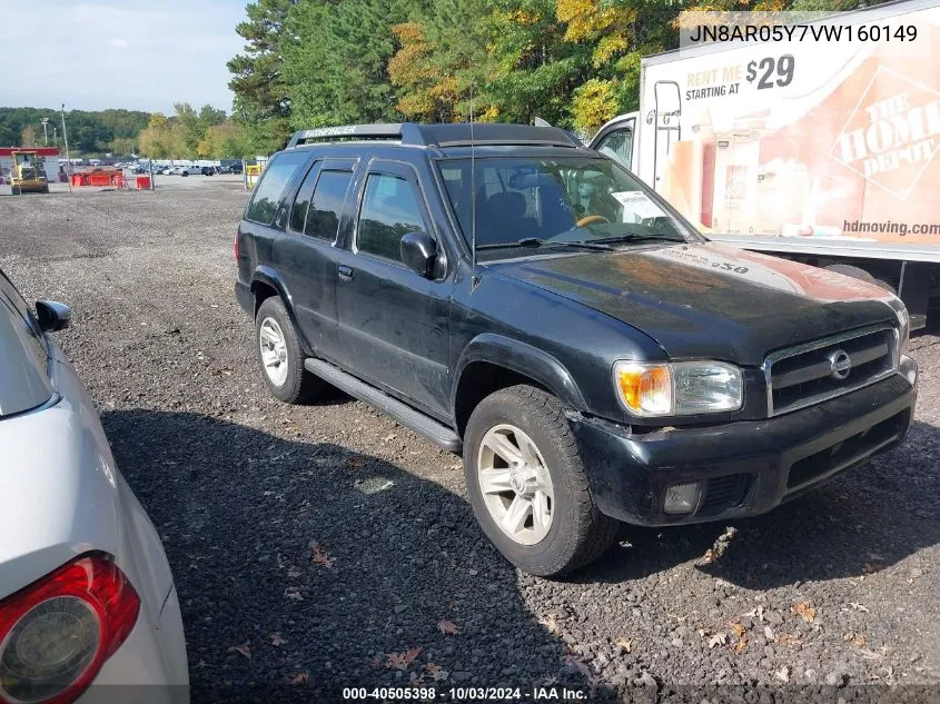 1997 Nissan Pathfinder Le/Se/Xe VIN: JN8AR05Y7VW160149 Lot: 40505398