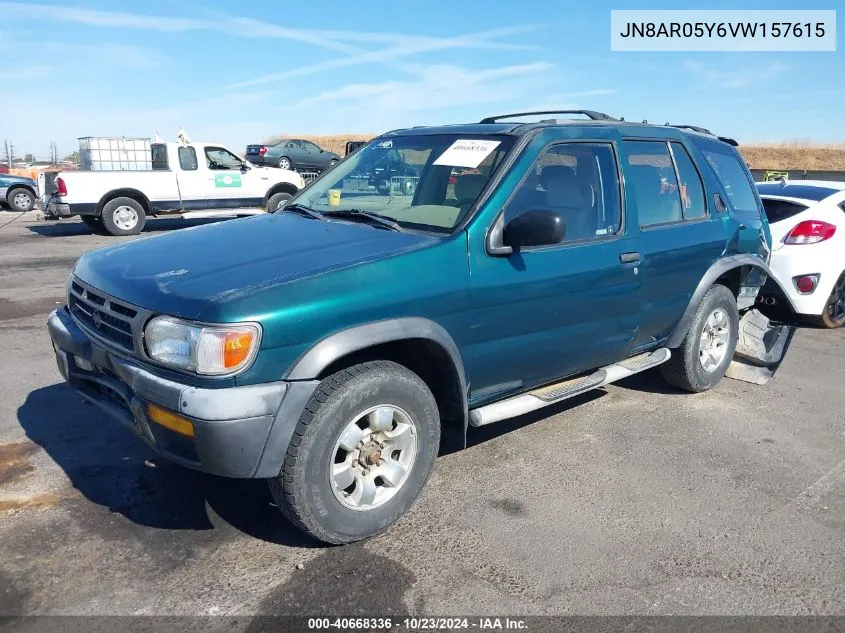 1997 Nissan Pathfinder Le/Se/Xe VIN: JN8AR05Y6VW157615 Lot: 40668336