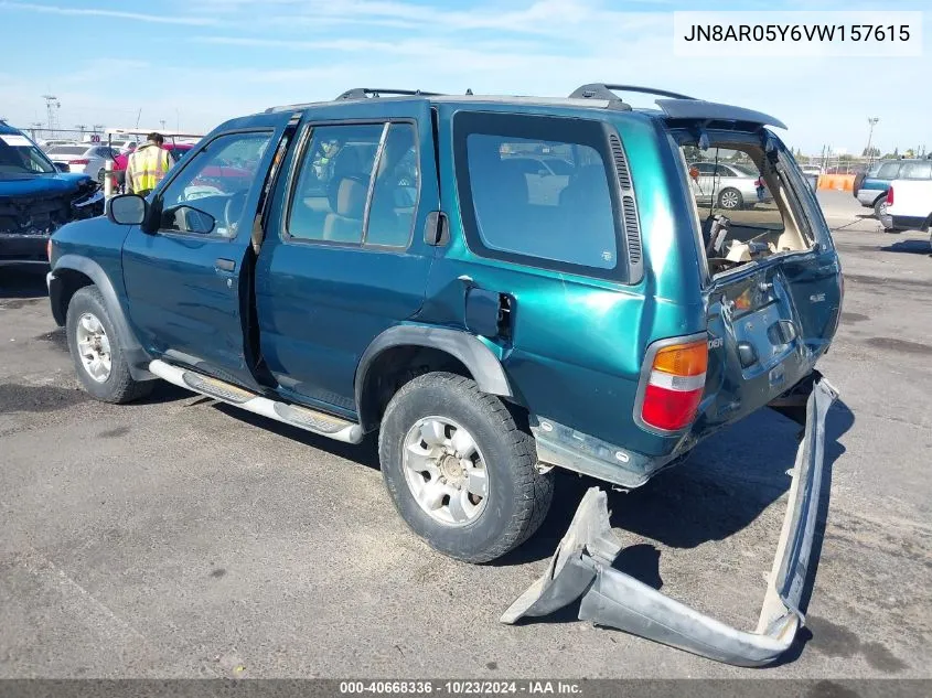 1997 Nissan Pathfinder Le/Se/Xe VIN: JN8AR05Y6VW157615 Lot: 40668336