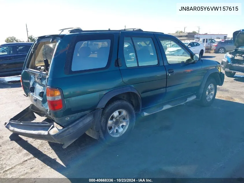 1997 Nissan Pathfinder Le/Se/Xe VIN: JN8AR05Y6VW157615 Lot: 40668336