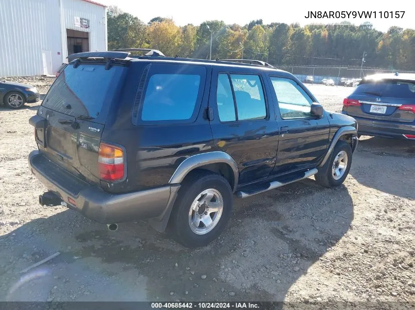 JN8AR05Y9VW110157 1997 Nissan Pathfinder Le/Se/Xe