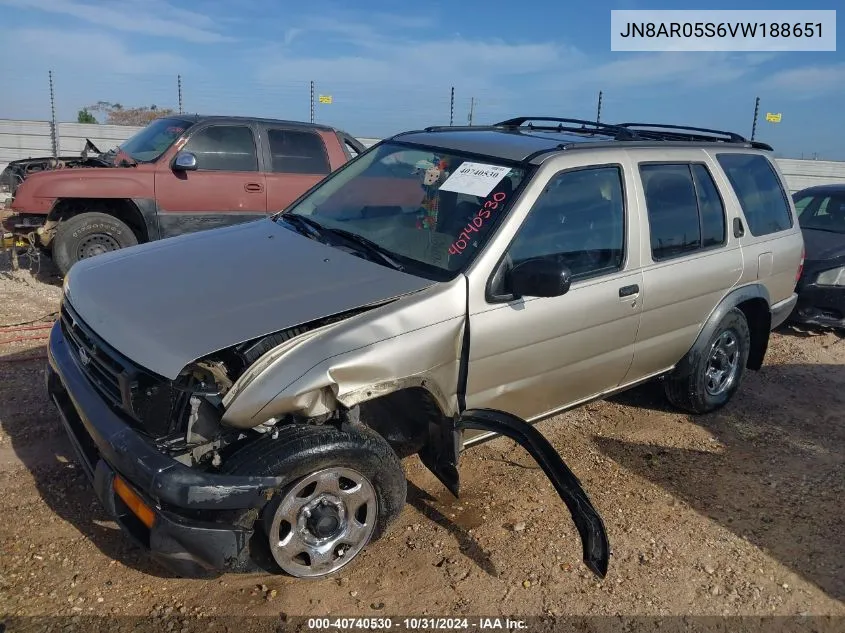 1997 Nissan Pathfinder Le/Xe VIN: JN8AR05S6VW188651 Lot: 40740530