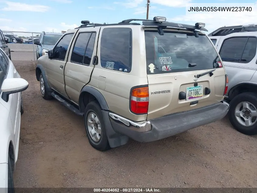 JN8AR05S4WW223740 1998 Nissan Pathfinder Le/Xe