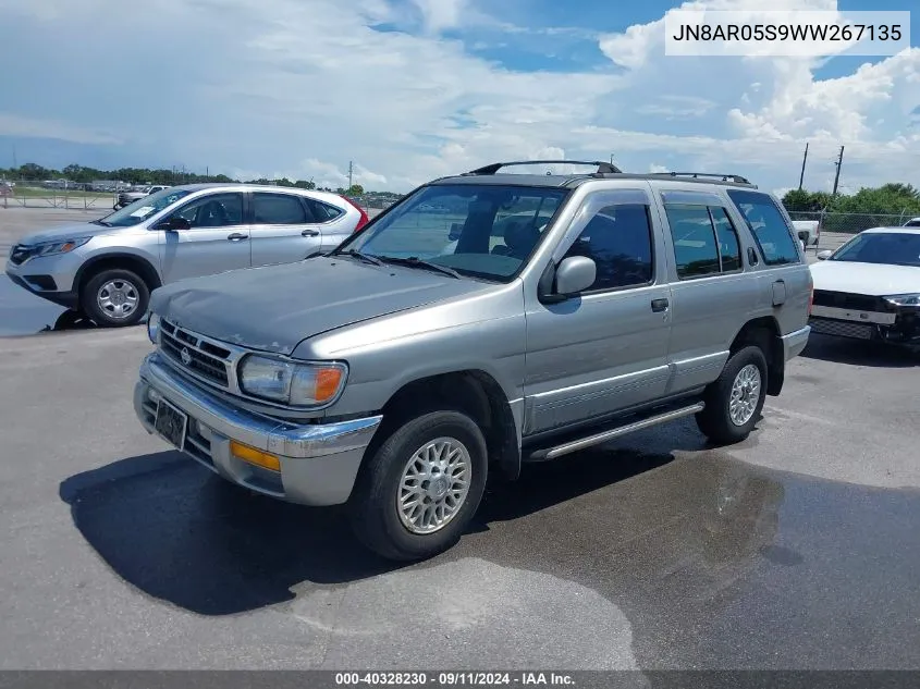 1998 Nissan Pathfinder Le/Xe VIN: JN8AR05S9WW267135 Lot: 40328230