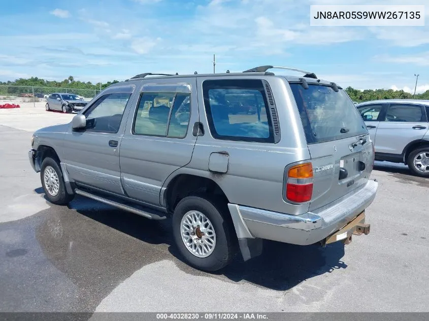 1998 Nissan Pathfinder Le/Xe VIN: JN8AR05S9WW267135 Lot: 40328230