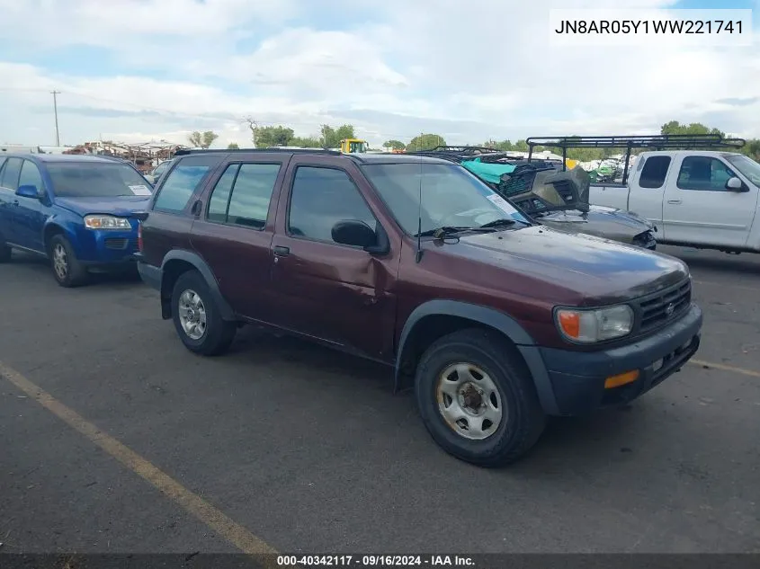 1998 Nissan Pathfinder Le/Se/Xe VIN: JN8AR05Y1WW221741 Lot: 40342117