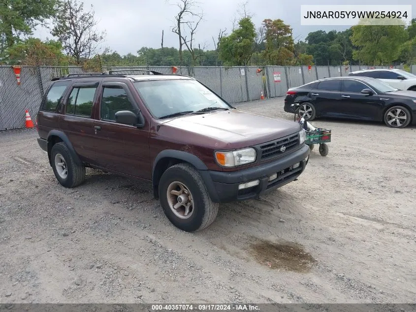 JN8AR05Y9WW254924 1998 Nissan Pathfinder Le/Se/Xe