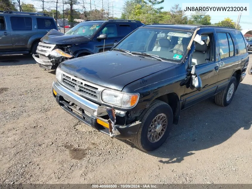 1998 Nissan Pathfinder Le/Se/Xe VIN: JN8AR05Y0WW232004 Lot: 40558500