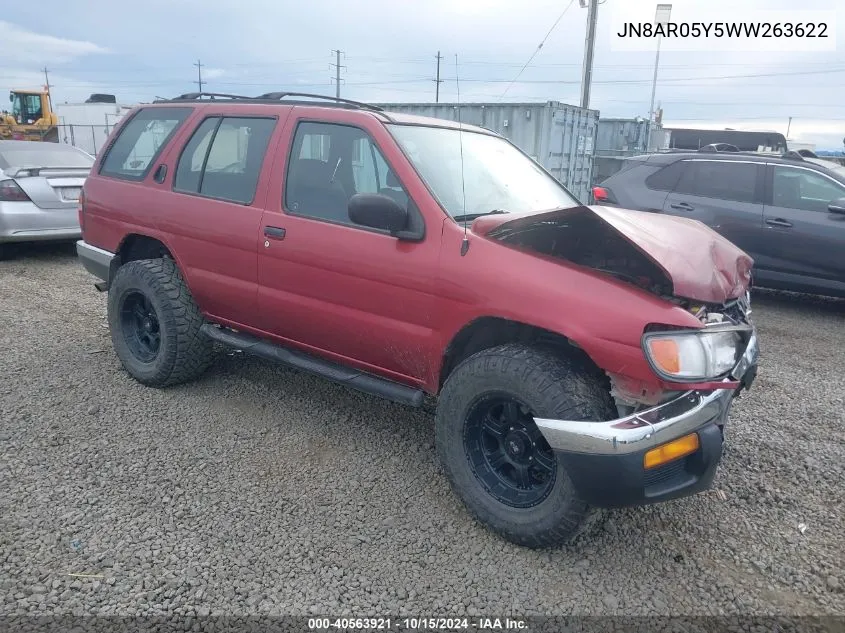 1998 Nissan Pathfinder Le/Se/Xe VIN: JN8AR05Y5WW263622 Lot: 40563921