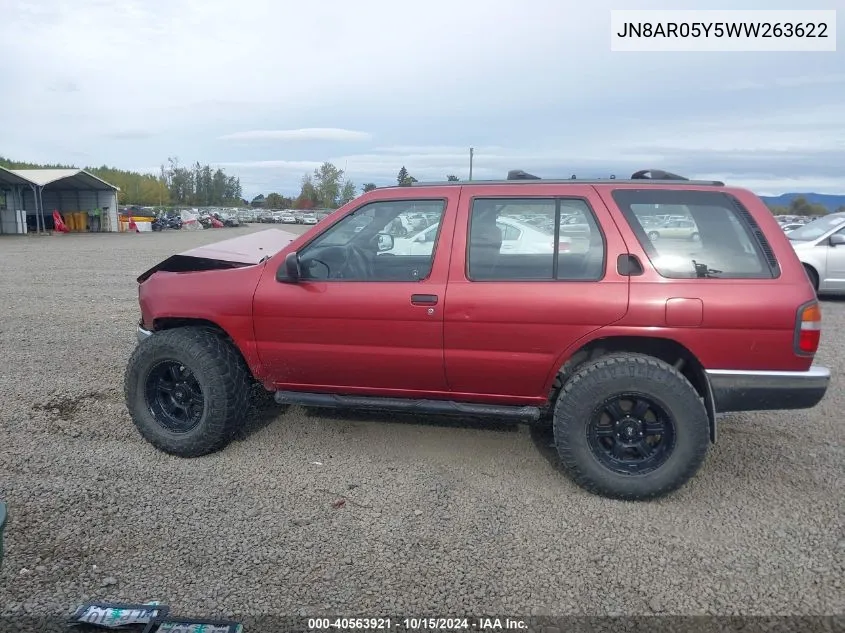 1998 Nissan Pathfinder Le/Se/Xe VIN: JN8AR05Y5WW263622 Lot: 40563921