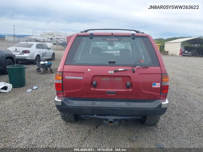 1998 Nissan Pathfinder Le/Se/Xe VIN: JN8AR05Y5WW263622 Lot: 40563921