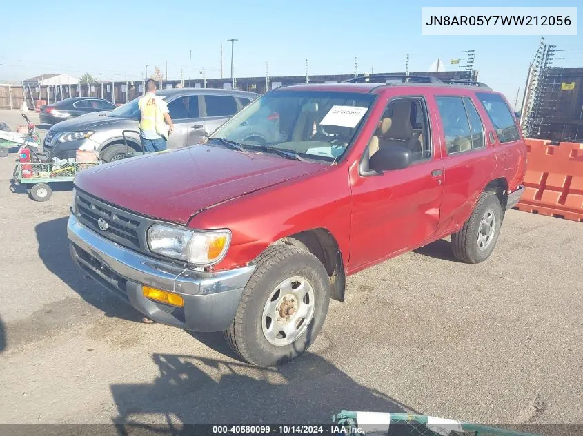 1998 Nissan Pathfinder Le/Se/Xe VIN: JN8AR05Y7WW212056 Lot: 40580099