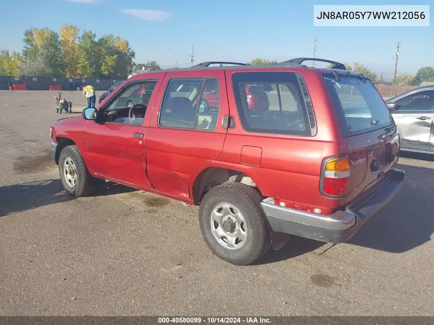 1998 Nissan Pathfinder Le/Se/Xe VIN: JN8AR05Y7WW212056 Lot: 40580099