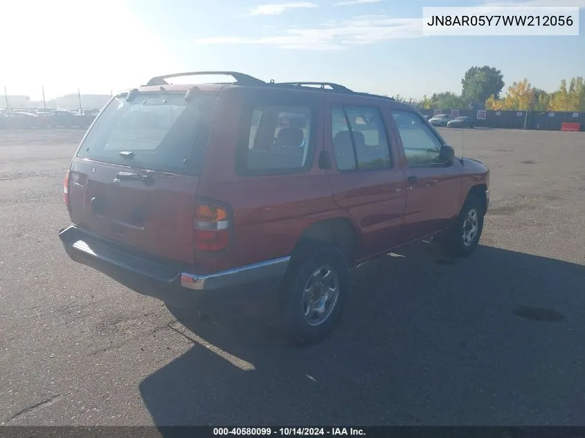 1998 Nissan Pathfinder Le/Se/Xe VIN: JN8AR05Y7WW212056 Lot: 40580099