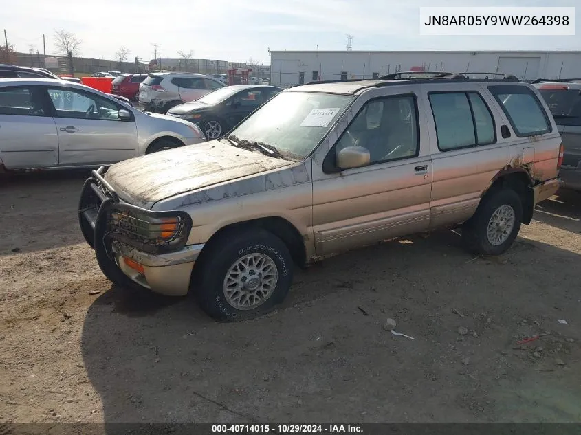 1998 Nissan Pathfinder Le/Se/Xe VIN: JN8AR05Y9WW264398 Lot: 40714015