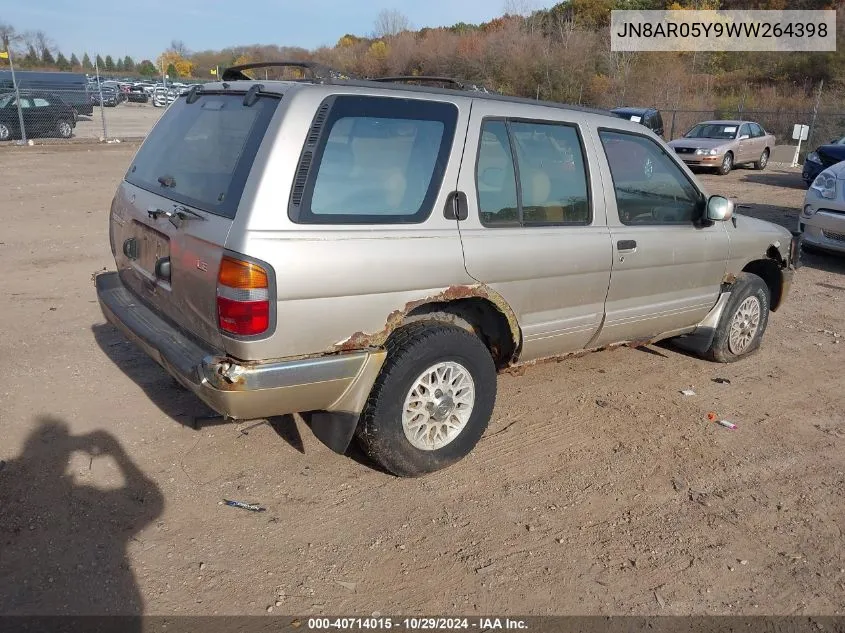 1998 Nissan Pathfinder Le/Se/Xe VIN: JN8AR05Y9WW264398 Lot: 40714015