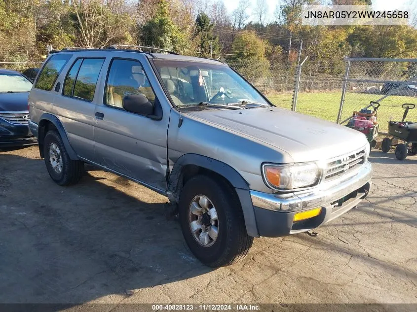 1998 Nissan Pathfinder Le/Se/Xe VIN: JN8AR05Y2WW245658 Lot: 40828123