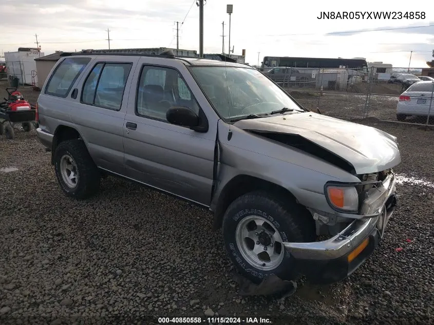 1998 Nissan Pathfinder Le/Se/Xe VIN: JN8AR05YXWW234858 Lot: 40850558