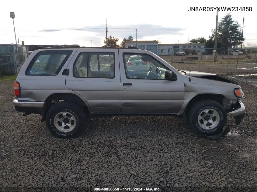 1998 Nissan Pathfinder Le/Se/Xe VIN: JN8AR05YXWW234858 Lot: 40850558