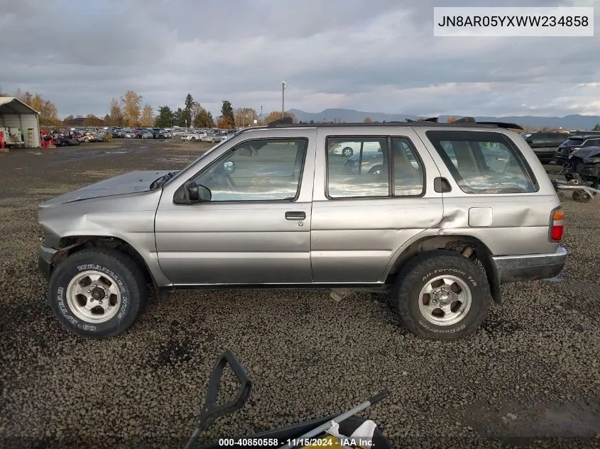 1998 Nissan Pathfinder Le/Se/Xe VIN: JN8AR05YXWW234858 Lot: 40850558