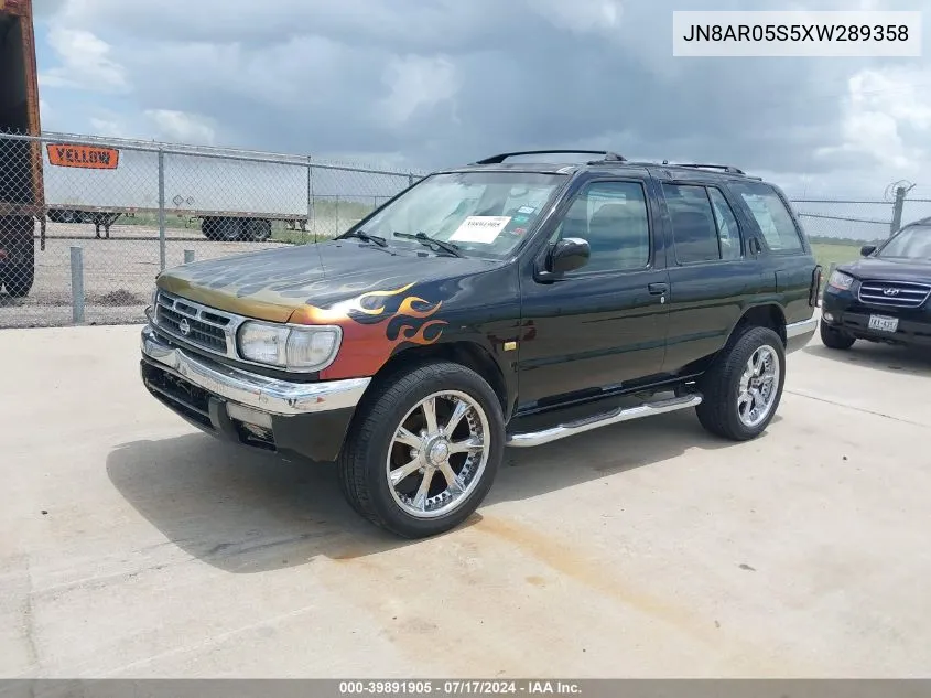 1999 Nissan Pathfinder Le/Se/Xe VIN: JN8AR05S5XW289358 Lot: 39891905