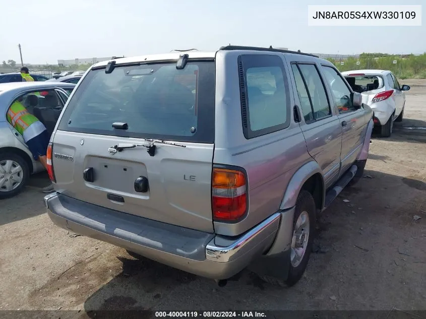 1999 Nissan Pathfinder Le/Se/Xe VIN: JN8AR05S4XW330109 Lot: 40004119