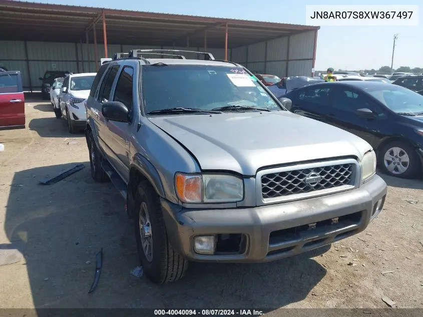 1999 Nissan Pathfinder Le/Se/Xe VIN: JN8AR07S8XW367497 Lot: 40040094