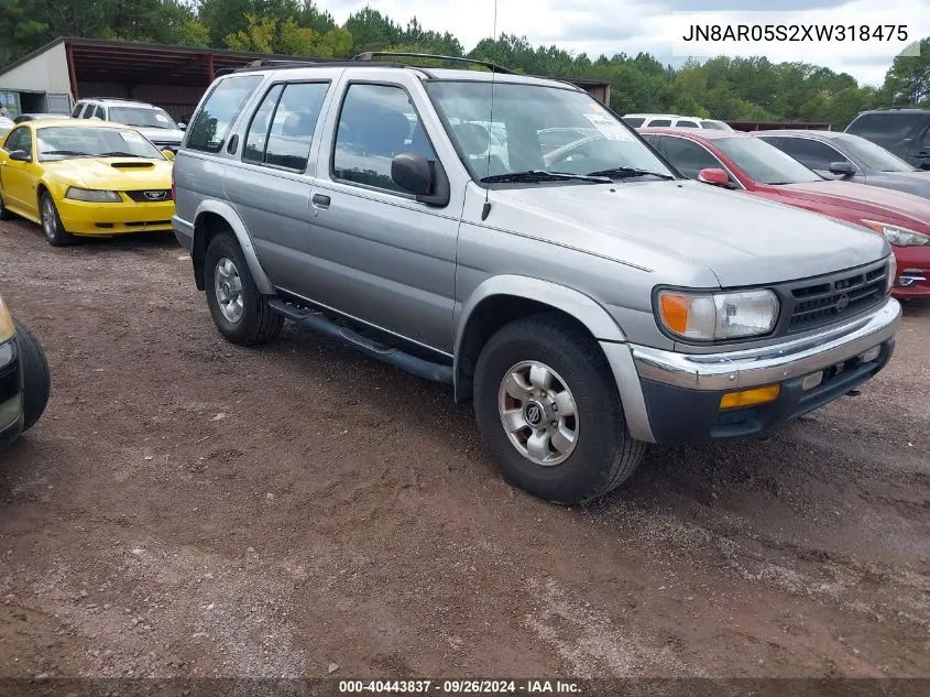 1999 Nissan Pathfinder Le/Se/Xe VIN: JN8AR05S2XW318475 Lot: 40443837