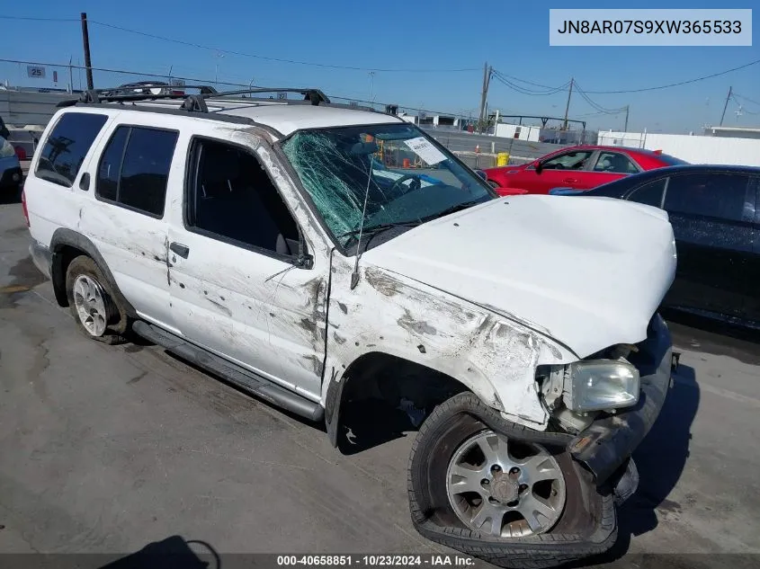 1999 Nissan Pathfinder Le/Se/Xe VIN: JN8AR07S9XW365533 Lot: 40658851