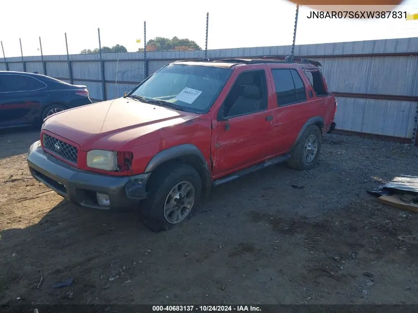 1999 Nissan Pathfinder Le/Se/Xe VIN: JN8AR07S6XW387831 Lot: 40683137