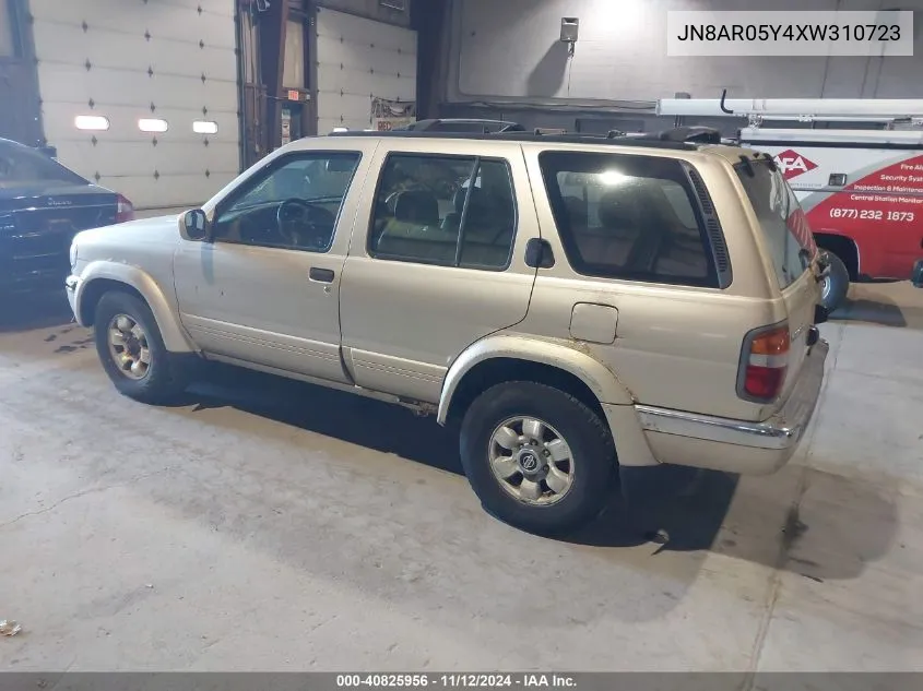 1999 Nissan Pathfinder Le/Se/Xe VIN: JN8AR05Y4XW310723 Lot: 40825956