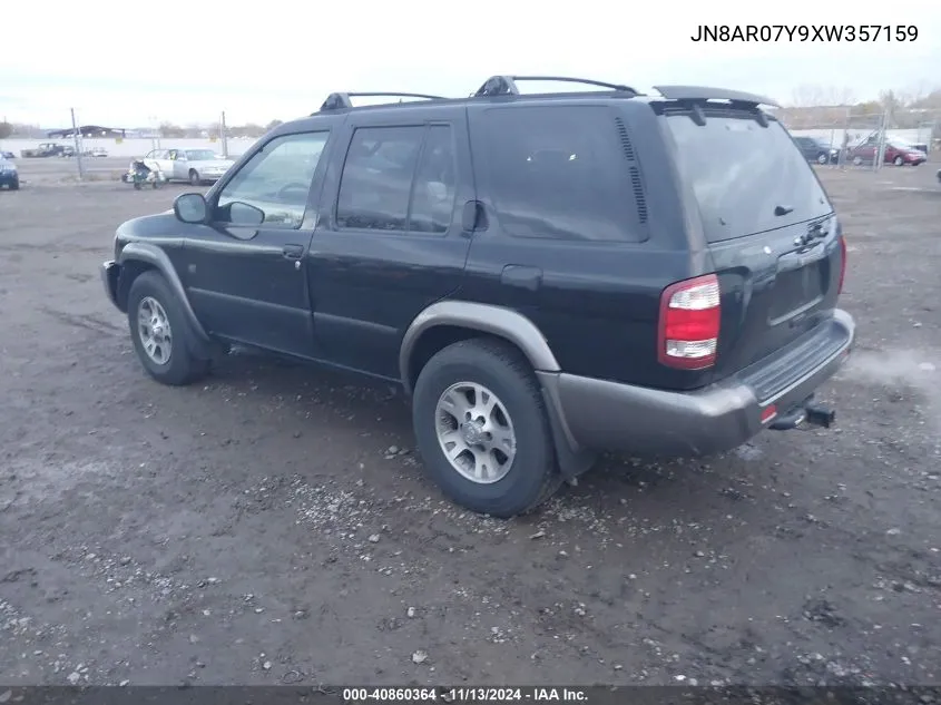 1999 Nissan Pathfinder Le/Se/Xe VIN: JN8AR07Y9XW357159 Lot: 40860364