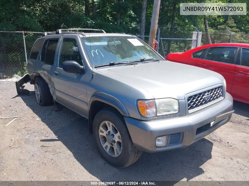 2001 Nissan Pathfinder Se VIN: JN8DR09Y41W572093 Lot: 39620697