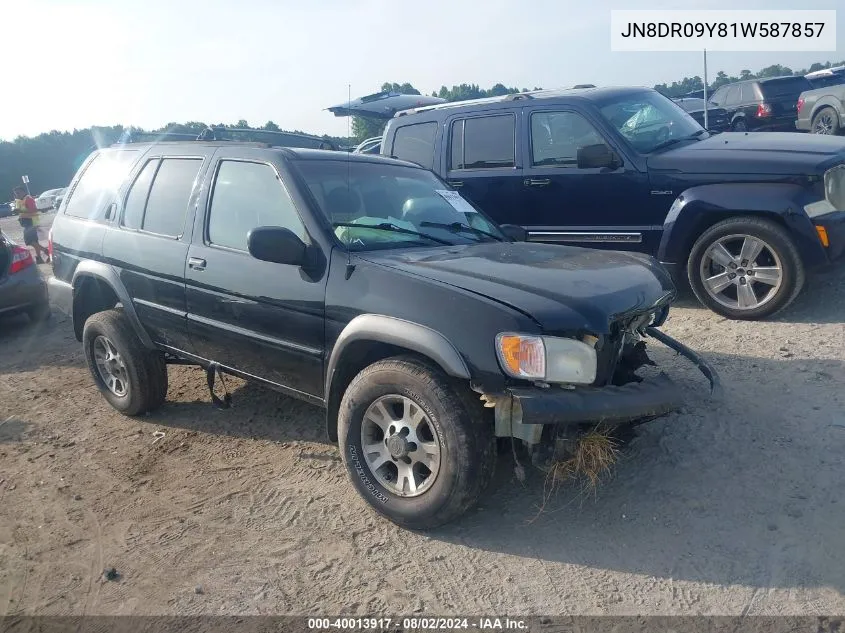 JN8DR09Y81W587857 2001 Nissan Pathfinder Se